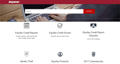 Desktop Screenshot of help-en.equifax.ca